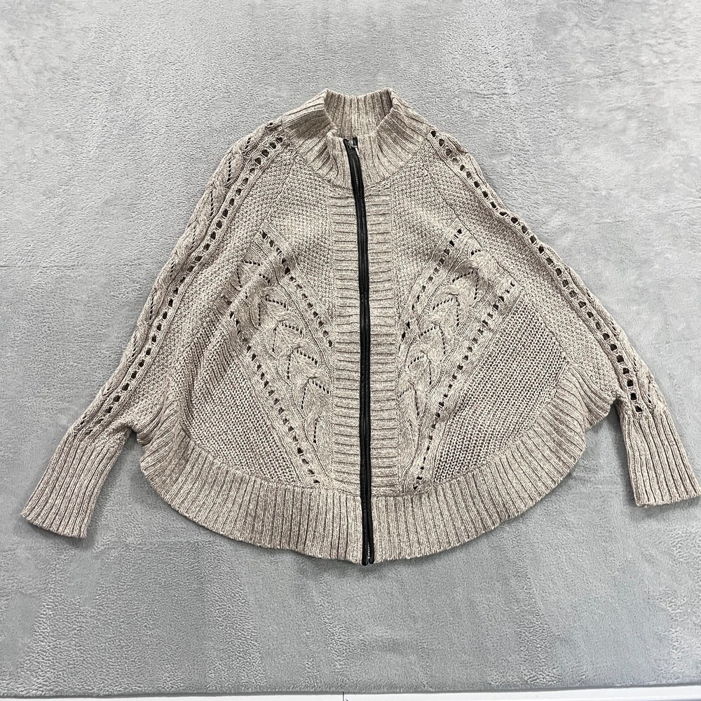 I.N.C. INTERNATIONAL CONCEPTS L/XL Batwing Cardigan Sweater NWT Full Zip